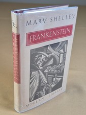 Frankenstein - Mary Shelley - Modern Library - Hardcover Jacket 1st Ed. thus picture