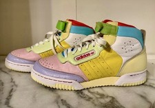 Vintage 2006 Adidas Originals Grace Mid Pastel Leather High Top Women's 6 Y2K picture