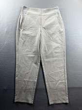 Athleta Pants Womens 10 Beige Ankle Pull On Elastic Waist Stretch Pockets Casual picture