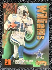 1998 Skybox Thunder - Sherman Williams #151 Super Rave /25 Dallas Cowboys BAMA picture