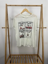 VTG Don't Be A Dick Drink & Drive Drunk AA Paper Thin Burnout Worn T-Shirt L picture