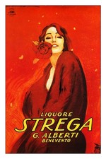 Marcello Dudovich Liquore Strega Alberti Benevento Vintage Poster 24x36 picture