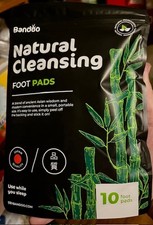 Bandoo Natural Cleansing FOOT PADS - Japan Quality - 10 Treatments - NEW picture