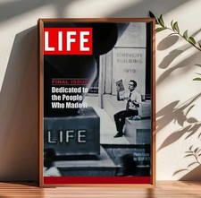 Life Magazine Final Issue 1950 Vintage Poster picture