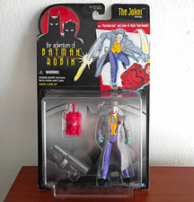 Kenner Batman & Robin Adventures Joker Action Figure Boxed w/ Gun & Bomb 1997 picture