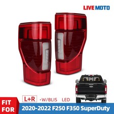 LED Tail Light W/ BLIS For 2020-2022 Ford F250 F350 F450 SuperDuty Pair W/O BSM picture