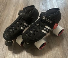 Bont Lowcut Quadstar Leather Roller Derby Skates Size 4.5 EU 36.5 Tracer NWT picture
