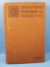 Shakspere's Merchant Of Venice (1903, Twentieth Century Text Books) Antique picture
