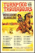 TURNPIKE TROUBADOURS Tour 2026 Ltd Ed RARE Poster MUSCADINE BLOODLINE Country picture