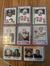 8 Rare Football Trading Cards picture