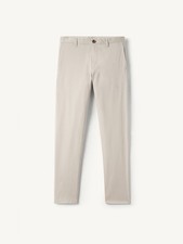 Proper Cloth Tessuti Di Sondrio Beige Lightweight Stretch Twill $225 Pants 34x30 picture