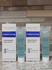 CORYSE SALOME Paris Competence Anti-Age Eye Contour Gel .5 oz Each LOT OF 2 NEW picture