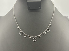 18K WG Diamond Circle Station  – 0.40 CTW GH-VS – 5.65g – 16