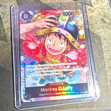 Bandai One Piece Monkey D. Luffy OP17-093 Alt Art Holo 8000 Cost 8 EN picture