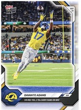 Davante Adams - 2026-27 NFL Topps NOW® - Card 28 RAMS HOUSE Presale picture