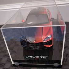 1/18 MR Collection Lamborghini Urus SE Model. Orange and Black. New from Italy. picture