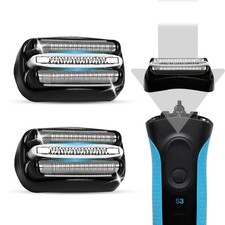 2 Pack S3 Electric Shaver Replacement Head for Series 3 Razors, Compatible 3040s picture