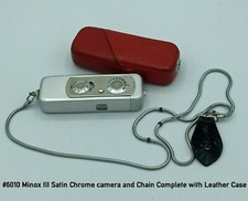 Minox IIIs Vintage 1955 Subminiature Spy Film Camera with lots of Extras  picture