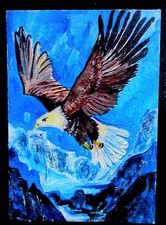 ACEO Hand Painted Art Card. Signed By Artist. Hand Painted Not A Print picture
