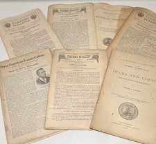 Lot 7 Antique USDA Farmers Bulletins 1901-1915 Tobacco Cigar Centipede Goose picture