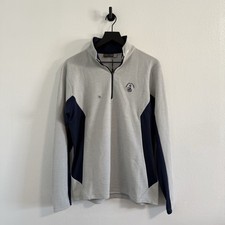 KJUS Royal St George's Golf Club Roman Mid-layer Half Zip Pullover Mens Size S picture