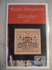 Annie Beez Folk Art Counted Cross-Stitch Chart - Good Shepherd Sampler NW-93 picture