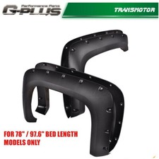 Fit For 07-13 Silverado 1500 2500hd Pocket Rivet Bolt-on Style Fender Flares 4PC picture