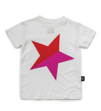 Nununu Kids Colorful STAR T-shirt - White/Red picture