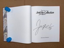 Junji Ito Signed Autographed Book The Art of Junji Ito Collection Signed Copy picture