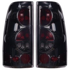 Pair Smoke Tail Lights 99-06 Chevy Silverado 99-02 GMC Sierra 1500 2500 3500 picture