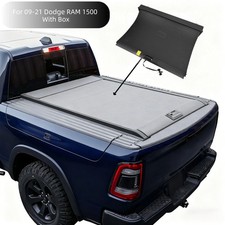 For 2009-2021 Dodge RAM 1500 With Box 5.7Ft Retractable Truck Tonneau Bed Cover picture