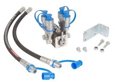 Tractor Remote 6 Port Diverter Valve Manual, 2 into 4 ports with Bracket picture