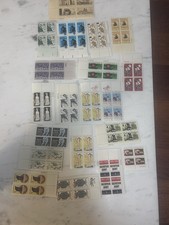 Lot of 20 Vintage US Stamp Plate Blocks & Commemoratives MNH Unused picture