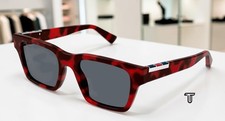 GUCCI GG1889S 003 Havana Havana Grey 51 mm Rectangular Squared Men's Sunglasses picture