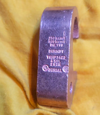 BURNDY YGHP34C2 Copper C-Hook Crimp Connector 250-500 kcmil Bronze (4 available) picture