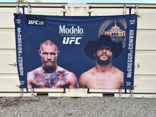 Huge 12'x7' UFC 246 2020 Promo Banner Conor McGregor vs. Cowboy Cerrone Original picture
