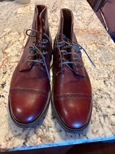 Grant Stone Red Waxed Deer Garrison Boot 13EEE NWOB picture