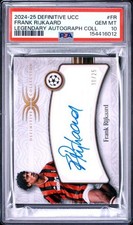 2024-2025 TOPPS DEFINITIVE UEFA LEGENDARY AUTOGRAPH FRANK RIJKAARD /25 PSA 10 picture