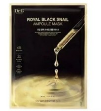 Dr.G Royal Black Snail Ampoule Mask 30g (10 Sheets) - Brightening & Anti-Aging picture