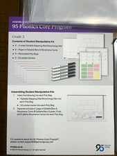 95 Phonics Core Program Grade 3 Student Manipulative Kit for 5 Students picture