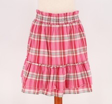 NWT J. CREW FACTORY $80 Sweet Briar Marine Ruffle Smocked Waist Skirt Size M picture