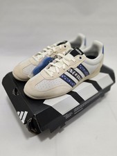 Adidas Barreda Low White & Blue w Flowers. 9 1/2 w picture