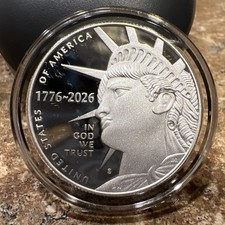 2026 S Enduring Liberty SiIver Proof Half Dolar in Protective Air-Tite Capsule picture