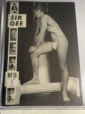 SIR GEE #13 1969 BRITISH PHYSIQUE PHOTOGRAPHY & ART MAGAZINE GAY Interest RARE picture