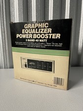 NEW Sealed KMC 3 Band Graphic Equalizer Amplifier 12V Car Audio Vintage Kmart picture
