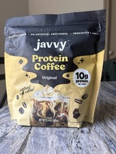 Javvy Protein Coffee Original Instant Coffee, No Added Sugar, 12.4 oz Bag picture