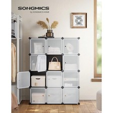 Cube Storage Organizer Set Of 12 Plastic Cubes Closet Storage Shelves DIY picture