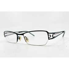 Humphrey's Eyeglass Frames Womens Black  Semi Rimless 50-18-135 582094 picture