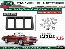 GENUINE OEM   1989 - 1996 JAGUAR XJS CONVERTIBLE 3 SLOT SWITCH BEZEL BCC2303 picture