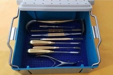 SCANLAN Surgical Rhinoplasty Instruments Set of 9pc with Out Sterilization Tray picture